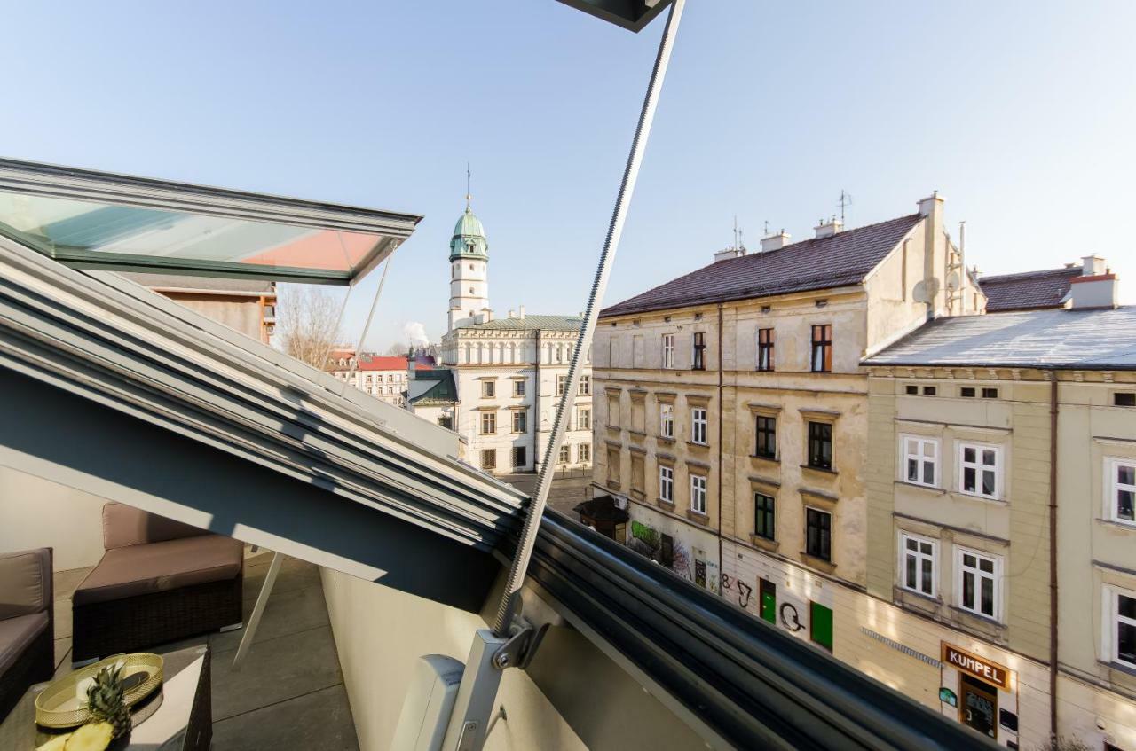 Appartement Kazimierz Penthouse With Private Terrace à Cracovie Extérieur photo