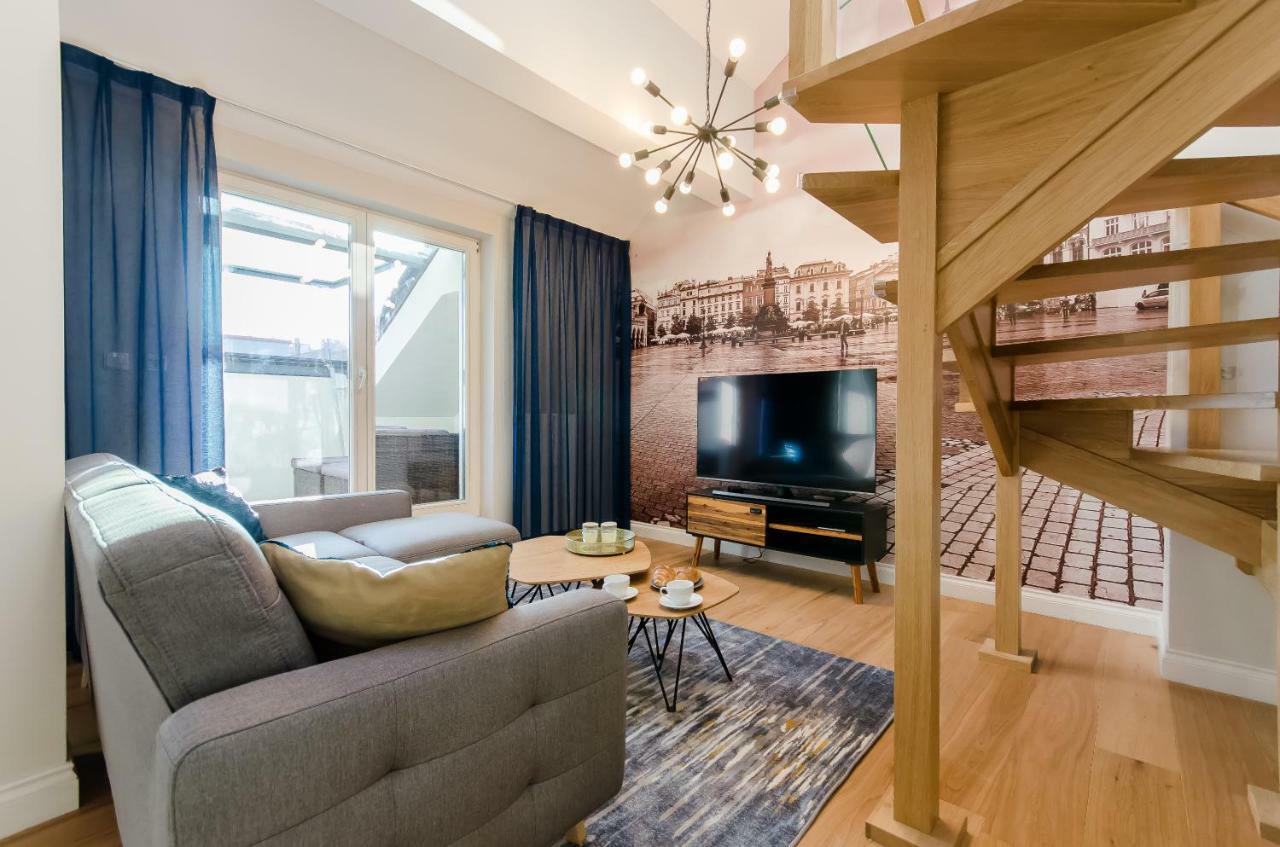Appartement Kazimierz Penthouse With Private Terrace à Cracovie Extérieur photo
